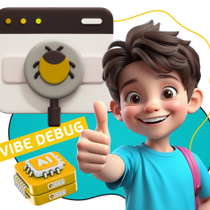 Тестирование & Vibe Debug. Охотники за багами - КИБЕРшкола программирования для детей, компьютерные курсы для школьников, начинающих и подростков - KIBERone г. Северное Медведково
