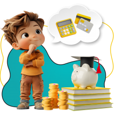 Финансовый интеллект вместе KIBERone - КИБЕРшкола программирования для детей, компьютерные курсы для школьников, начинающих и подростков - KIBERone г. Северное Медведково