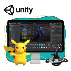 Мир игр на Unity 2D на популярном движке + AI-помощники - КИБЕРшкола программирования для детей, компьютерные курсы для школьников, начинающих и подростков - KIBERone г. Северное Медведково