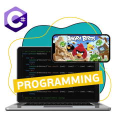 Программирование на C#. Удивительный мир 2D-игр - КИБЕРшкола программирования для детей, компьютерные курсы для школьников, начинающих и подростков - KIBERone г. Северное Медведково