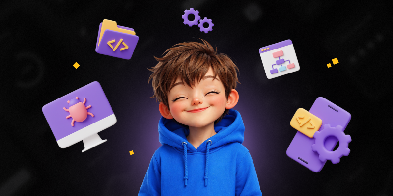 Идеальный сайт с нуля: код, дизайн и AI-помощник - КИБЕРшкола программирования для детей, компьютерные курсы для школьников, начинающих и подростков - KIBERone г. Северное Медведково